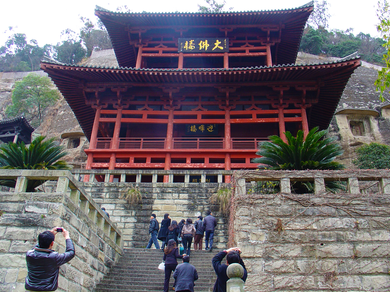 The first building in the temple