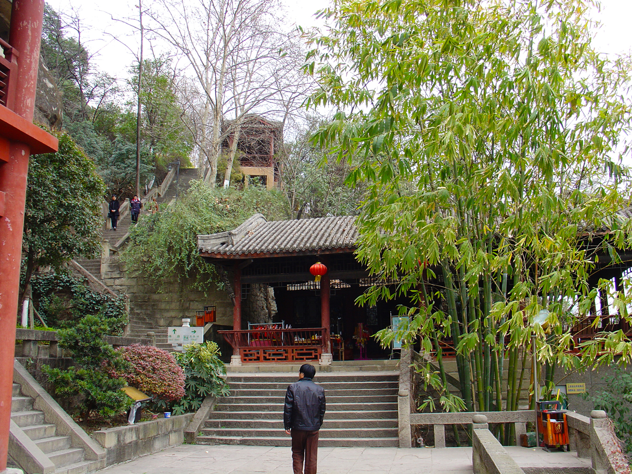 A gift shop in the temple