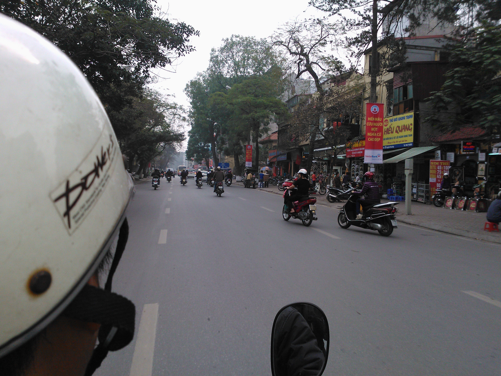 A ride on a motor bike