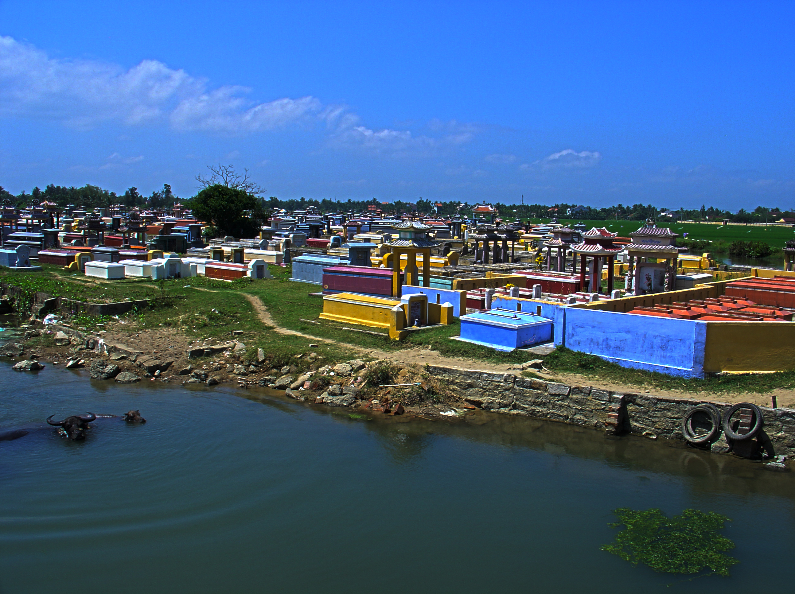 A local cemetery outside Hoi An