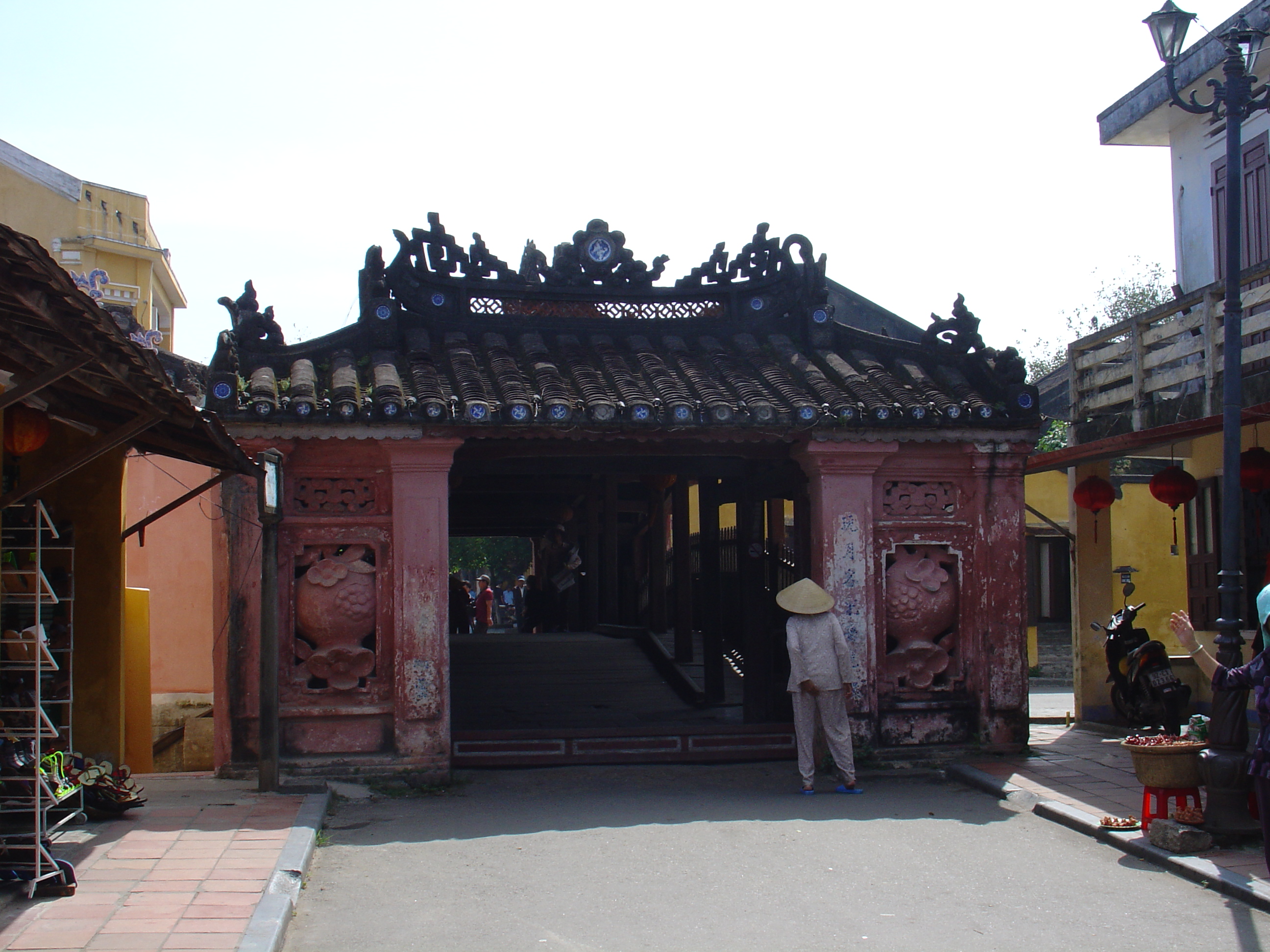 The Japanese Bridge in the old quarter.