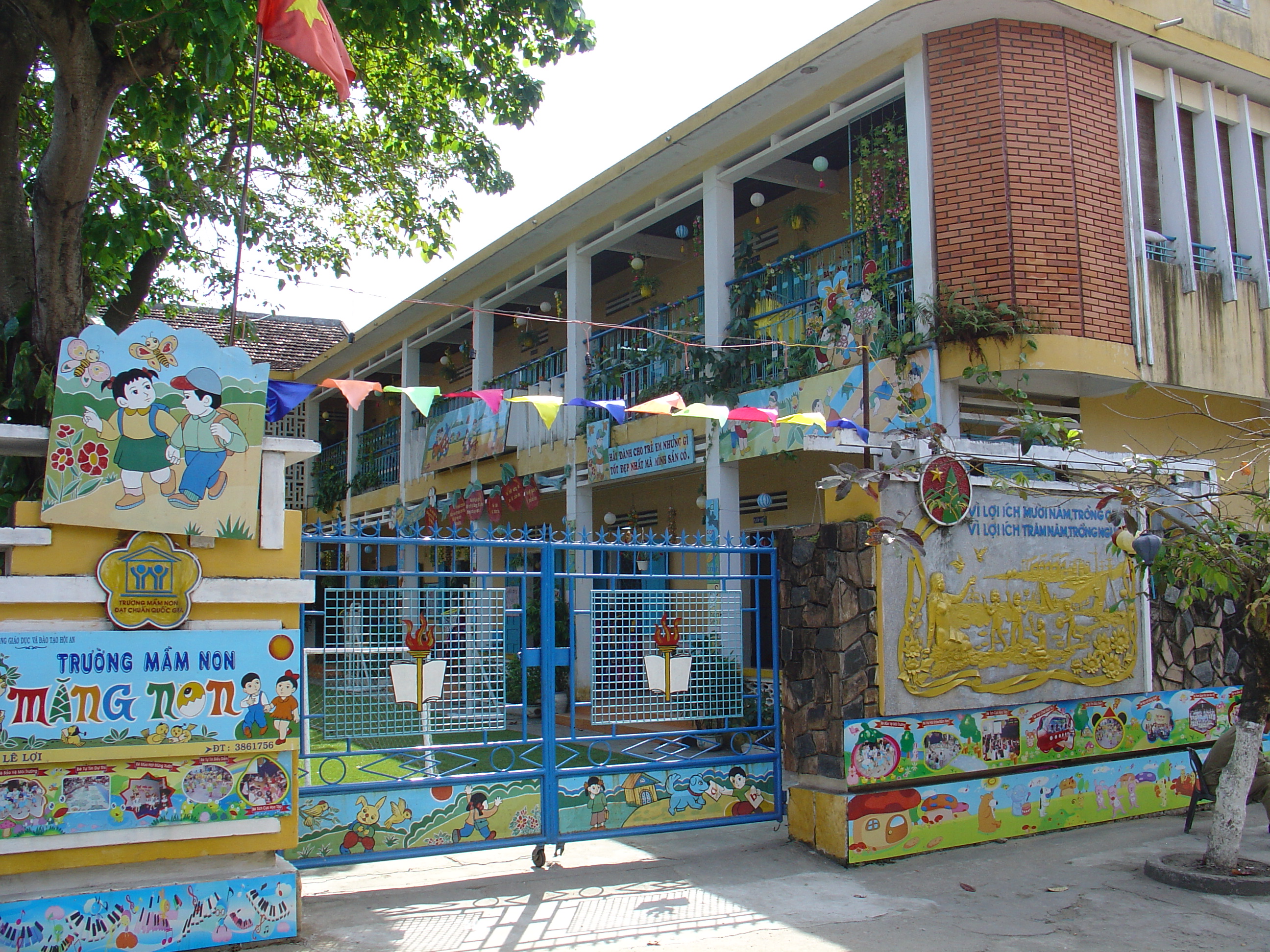 A primary school close to the centre of Hoi An.