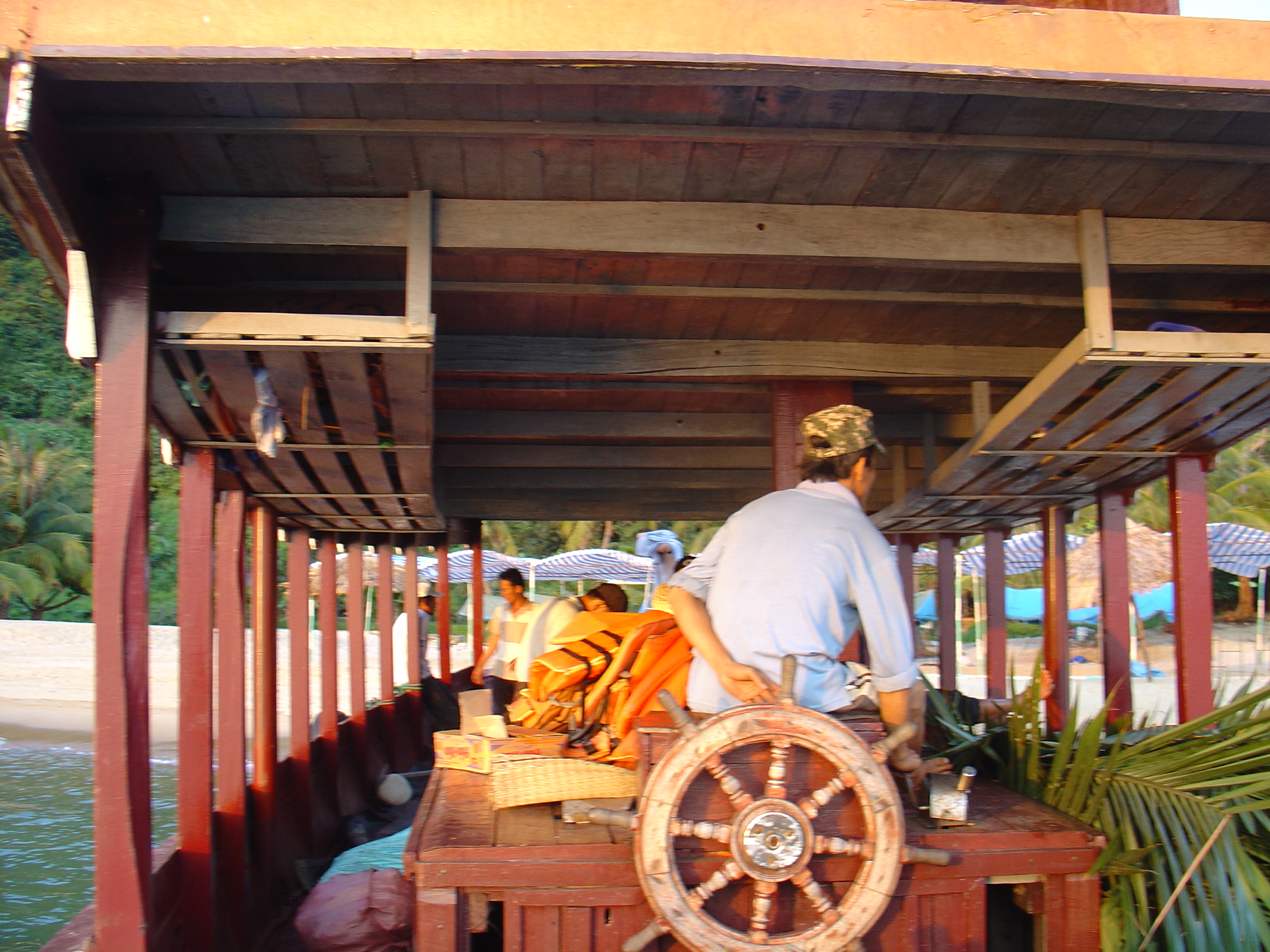 The boat we used to get dinner.