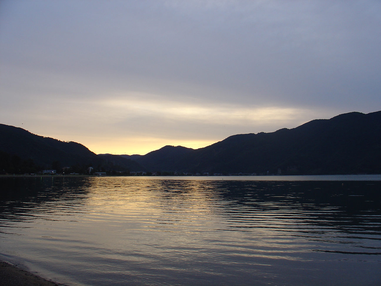 Sunrise at the lake.