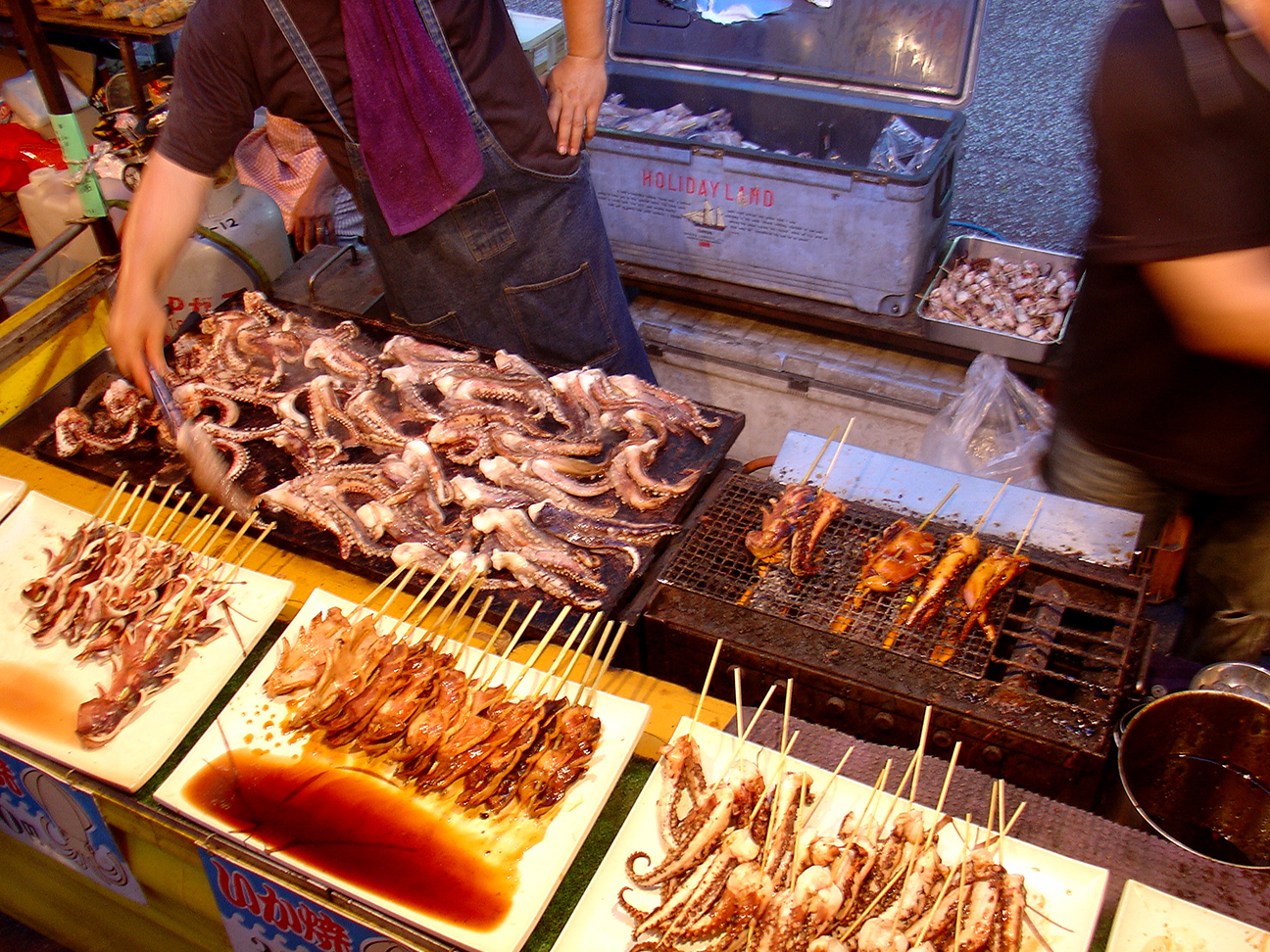 いか は おいしい です！ Delicious squid!