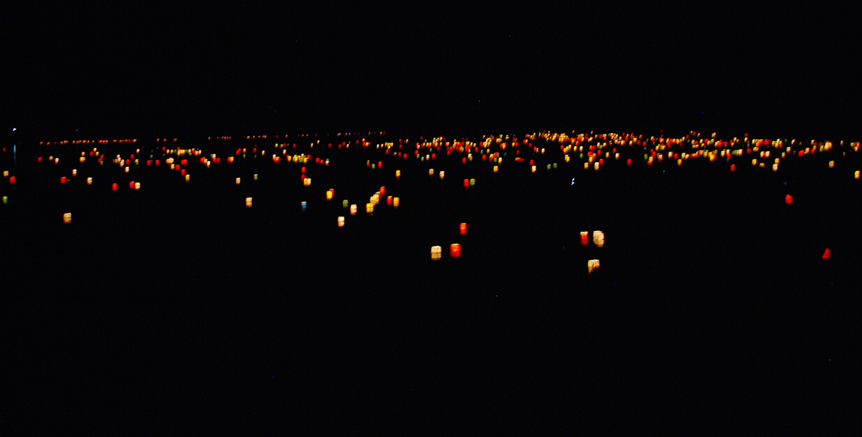 The lanterns freshly set out II.