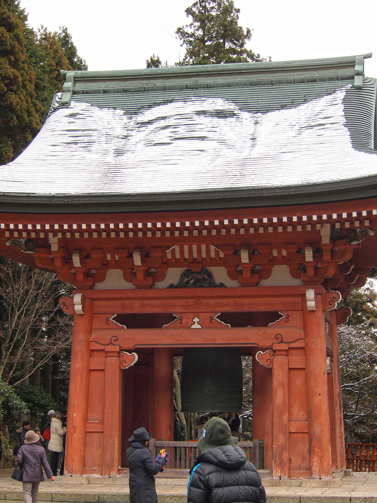 A small building with a bell inside, that everyone can ring.